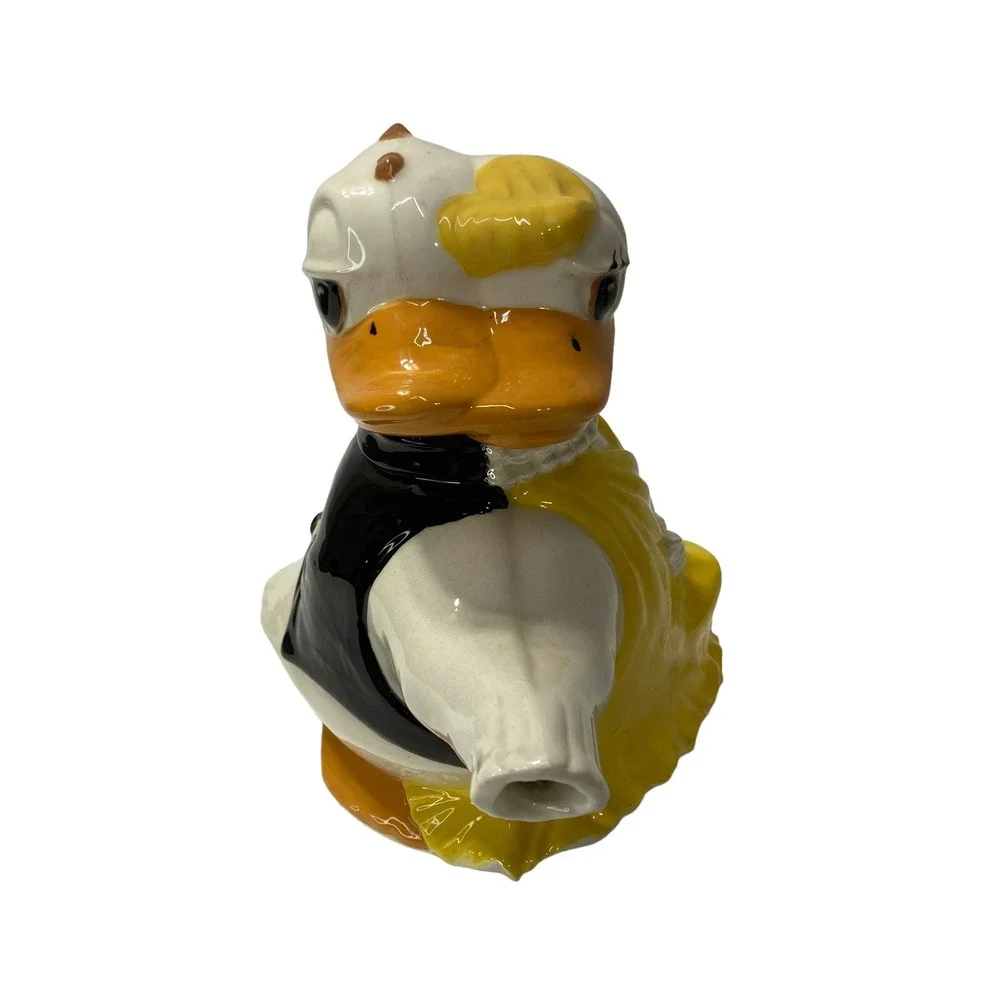 Dancing Duck Couple Teapot with‎ Duck Sugar Bowl Tea party  Tea Lover Gift Vtg